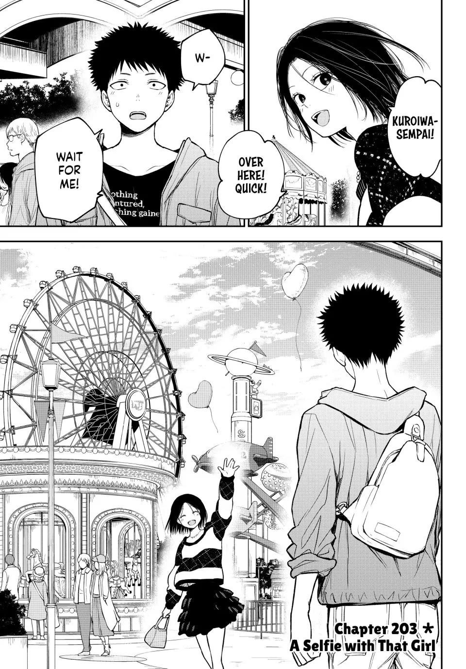 My Charms Are Wasted On Kuroiwa Medaka Chapter 203 page 1 - Chapter 203: A Selfie with That Girl
