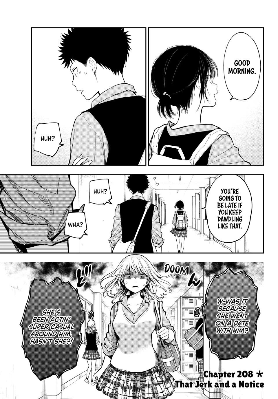 My Charms Are Wasted On Kuroiwa Medaka Chapter 208 page 1 - Chapter 208