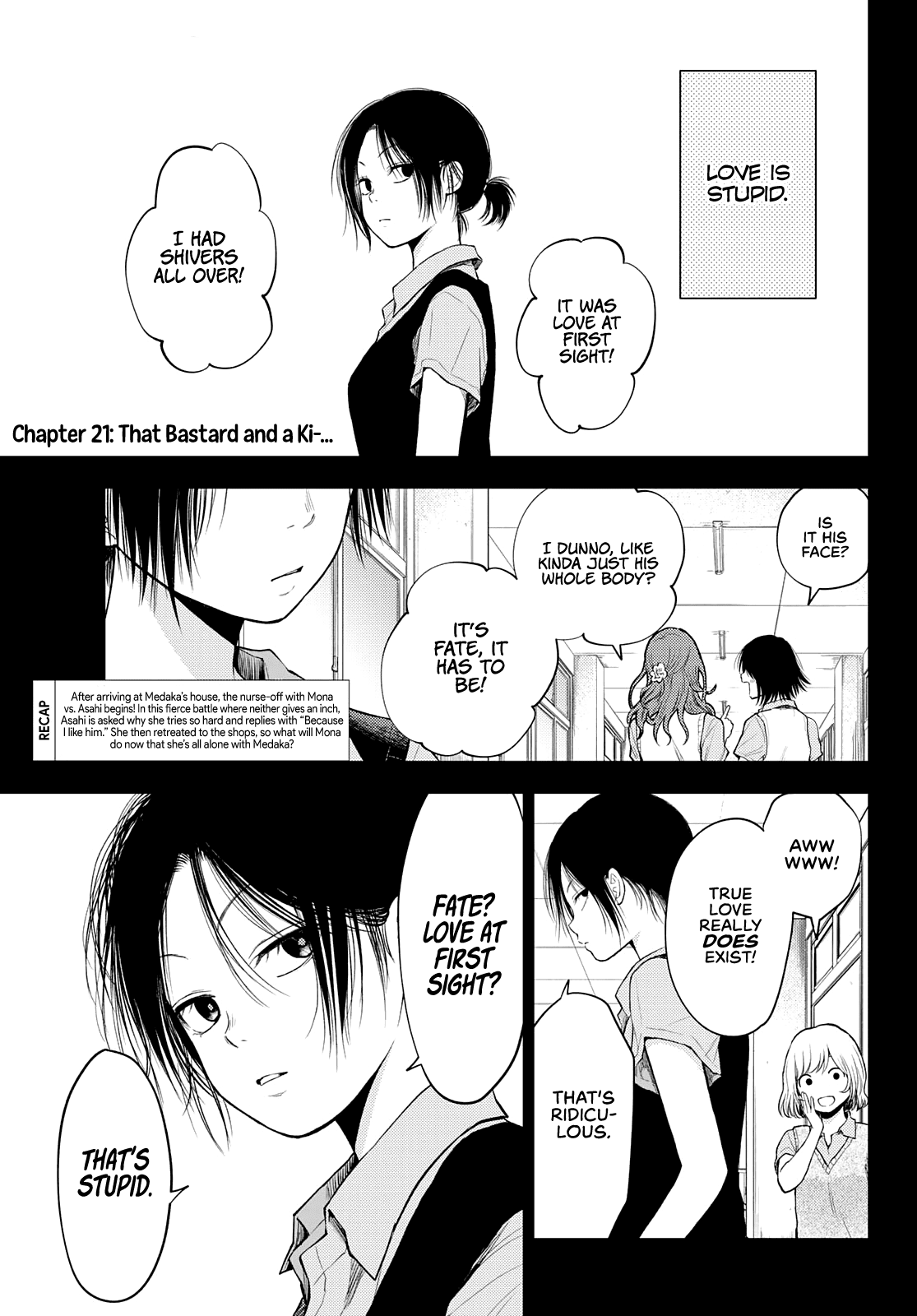My Charms Are Wasted On Kuroiwa Medaka Chapter 21 page 2 - Chapter 21: That Bastard and a Ki-...
