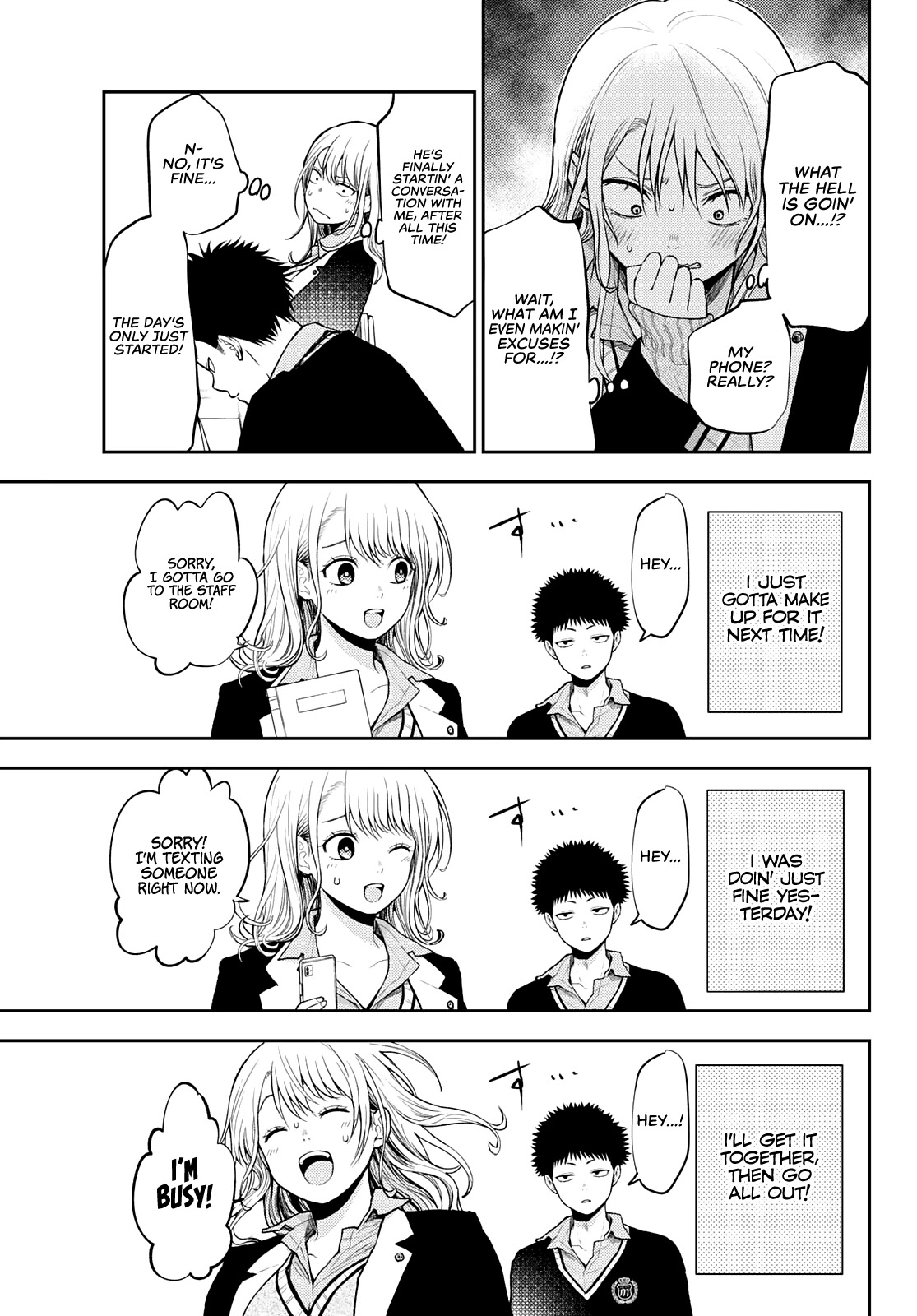 My Charms Are Wasted On Kuroiwa Medaka Chapter 22 page 10 - Chapter 22: Feeling Down With That Bastard