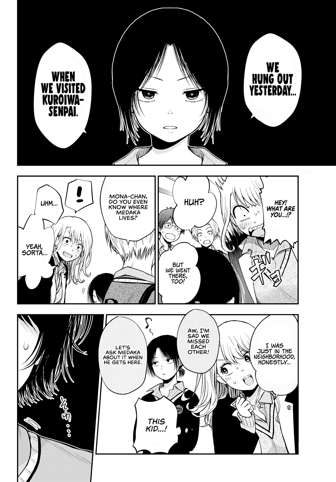 My Charms Are Wasted On Kuroiwa Medaka Chapter 22 page 5 - Chapter 22: Feeling Down With That Bastard