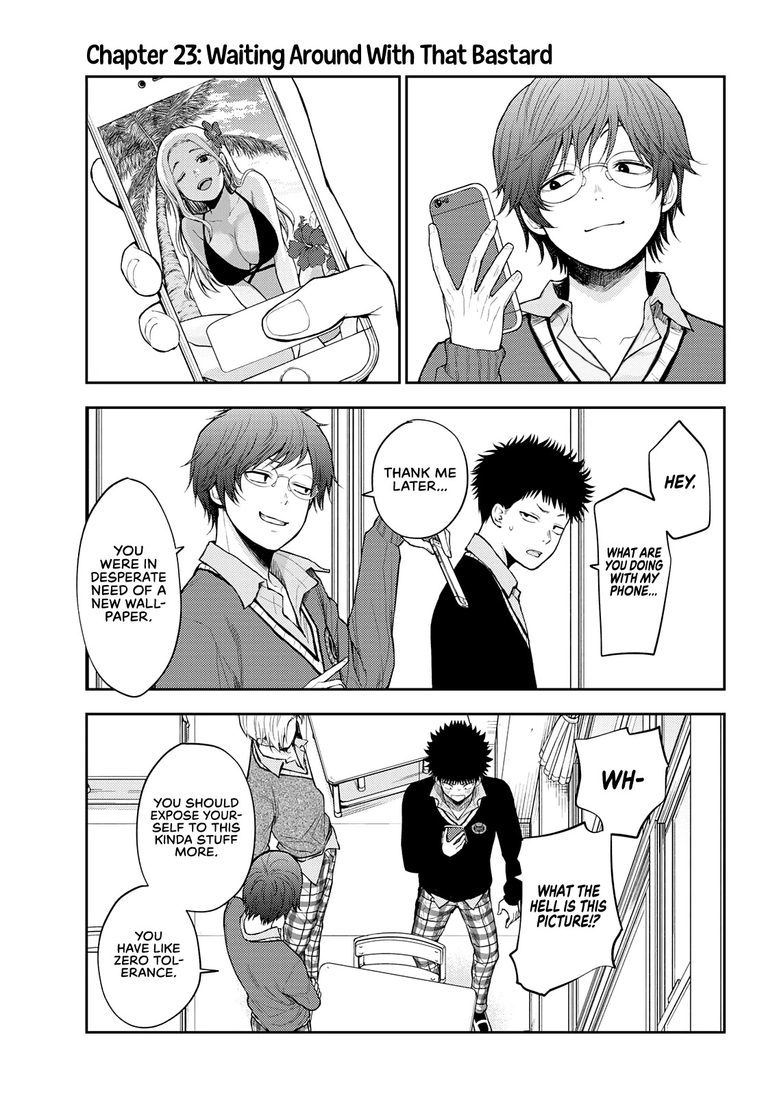 My Charms Are Wasted On Kuroiwa Medaka Chapter 23 page 2 - Chapter 23: Waiting Around With That Bastard