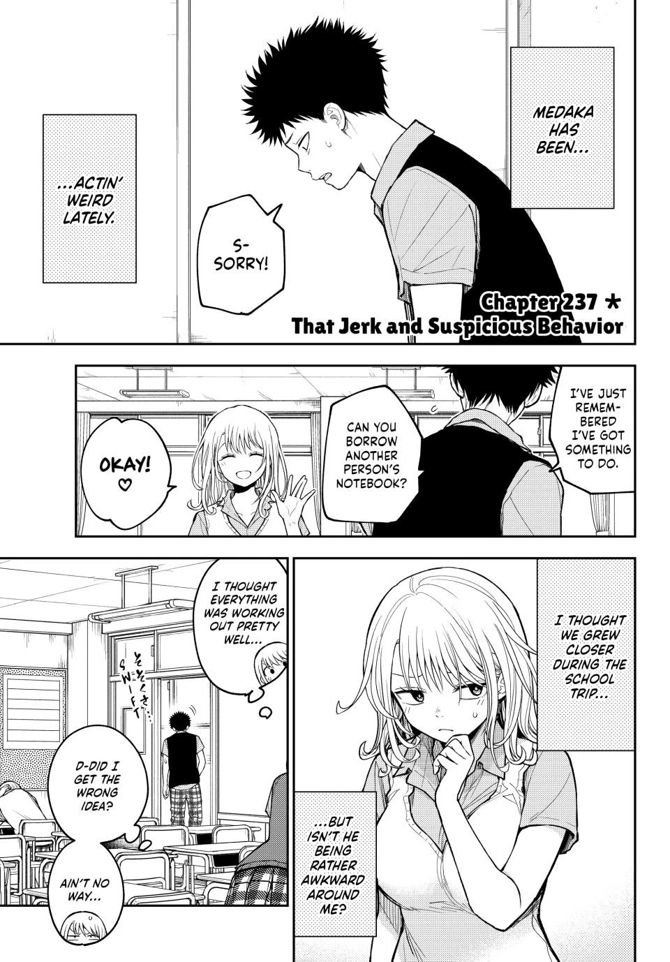 My Charms Are Wasted On Kuroiwa Medaka Chapter 237 page 1 - Chapter 237