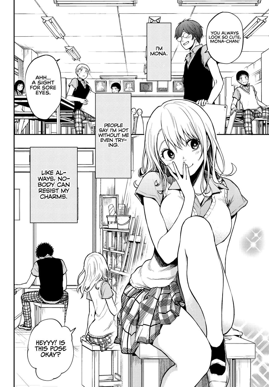 My Charms Are Wasted On Kuroiwa Medaka Chapter 3 page 3 - Chapter 3: Art Class With That Bastard