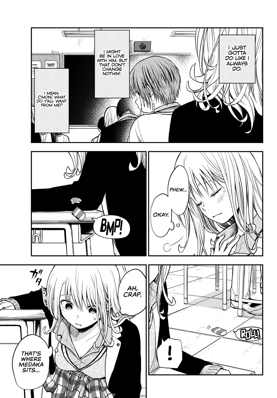 My Charms Are Wasted On Kuroiwa Medaka Chapter 43 page 12 - Chapter 43: That Bastard and the Magic of Love