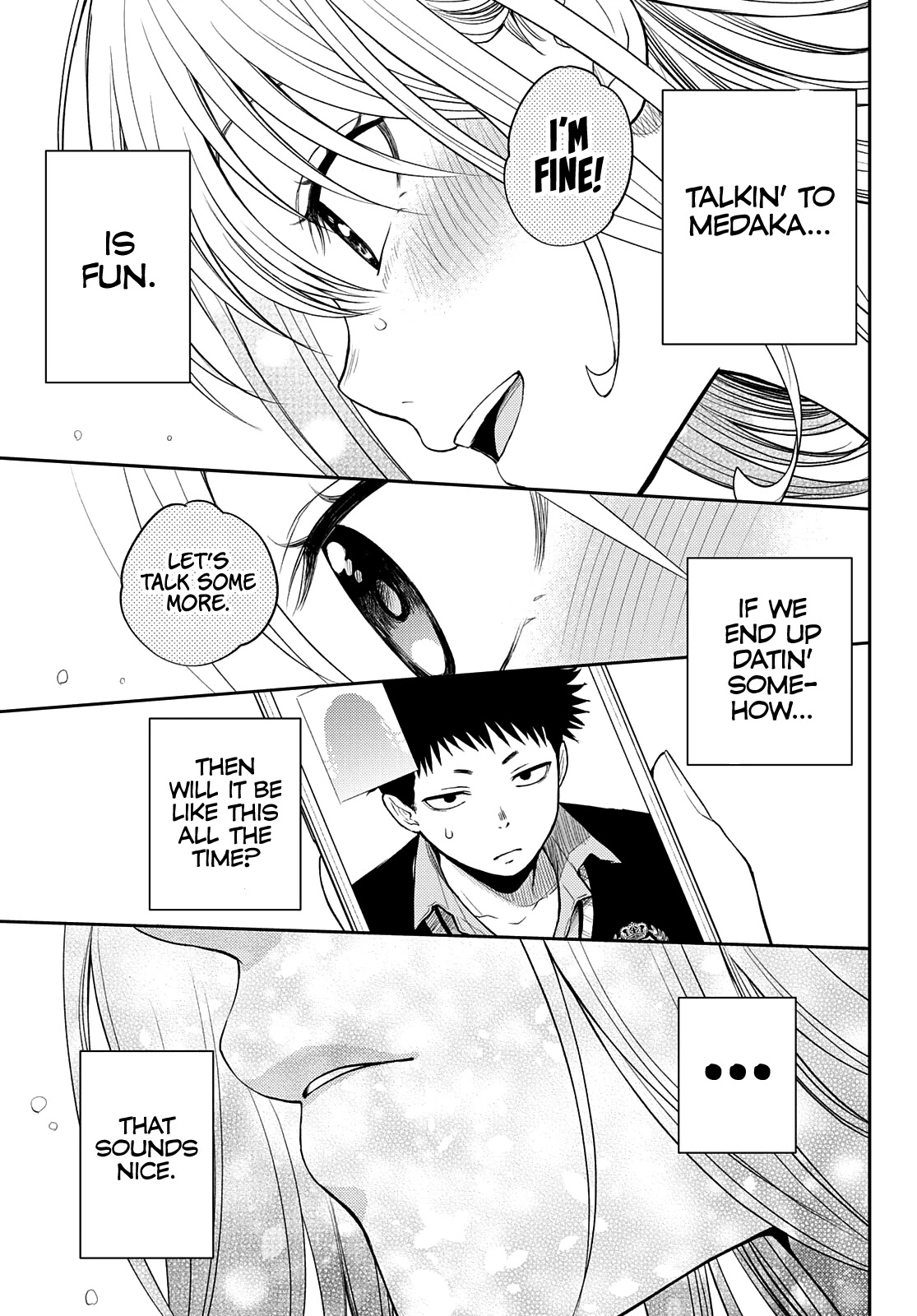 My Charms Are Wasted On Kuroiwa Medaka Chapter 44 page 12 - Chapter 44: That Bastard and a Fever