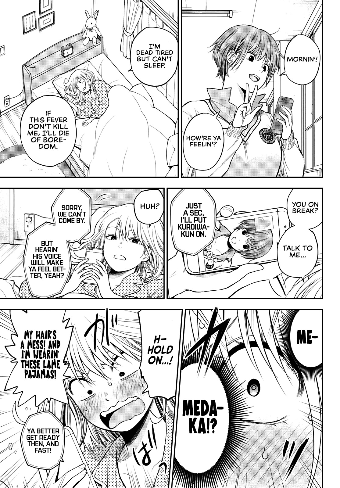 My Charms Are Wasted On Kuroiwa Medaka Chapter 44 page 6 - Chapter 44: That Bastard and a Fever
