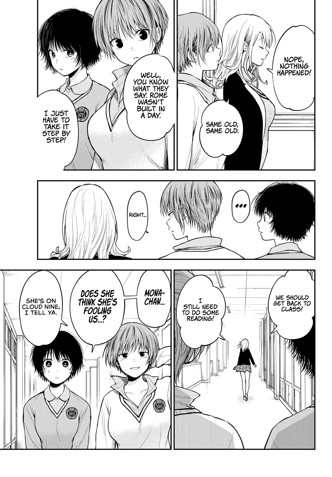 My Charms Are Wasted On Kuroiwa Medaka Chapter 52 page 8 - Chapter 52: On Cloud Nine With That Girl