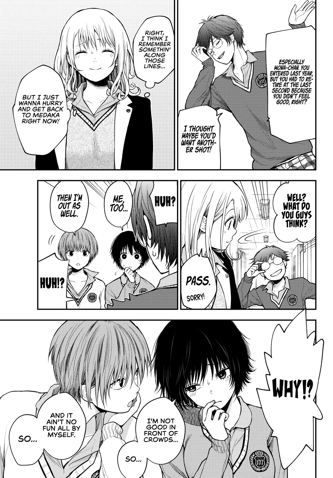 My Charms Are Wasted On Kuroiwa Medaka Chapter 55 page 6 - Chapter 55: That Bastard and a Mistake