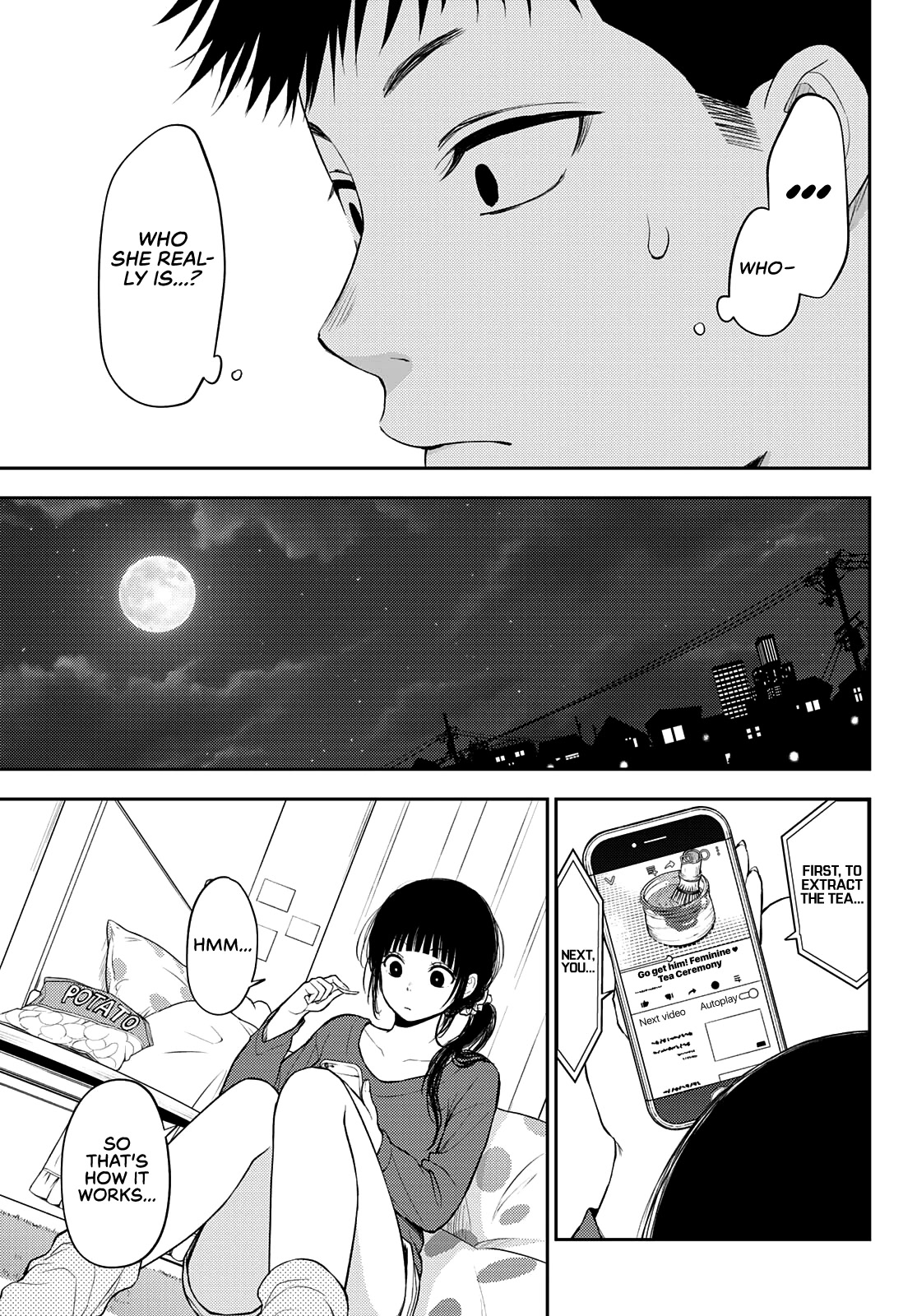 My Charms Are Wasted On Kuroiwa Medaka Chapter 59 page 13 - Chapter 59: That Bastard and the Night Before the Pageant