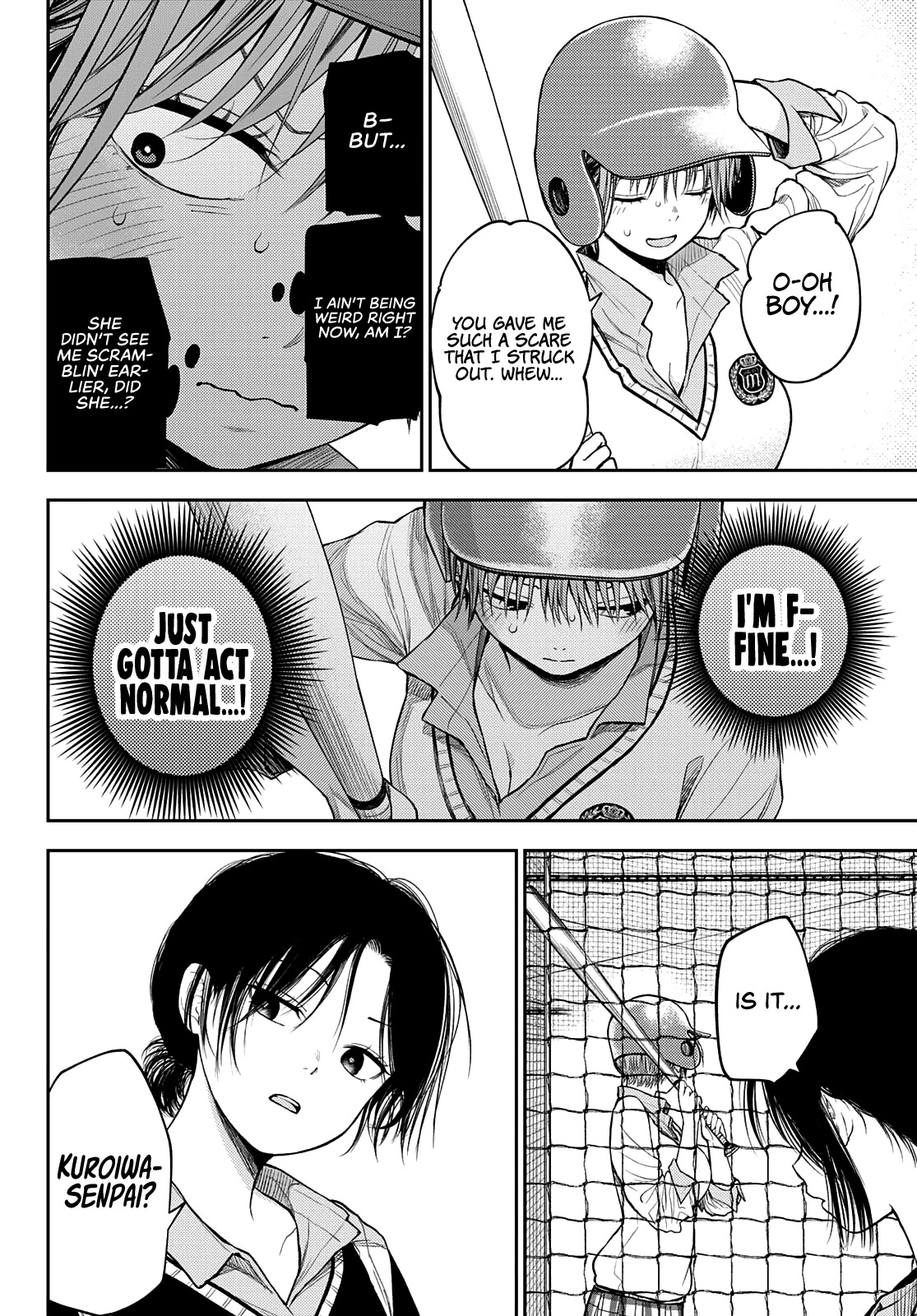 My Charms Are Wasted On Kuroiwa Medaka Chapter 71 page 11 - Chapter 71: She in the Batting Cage
