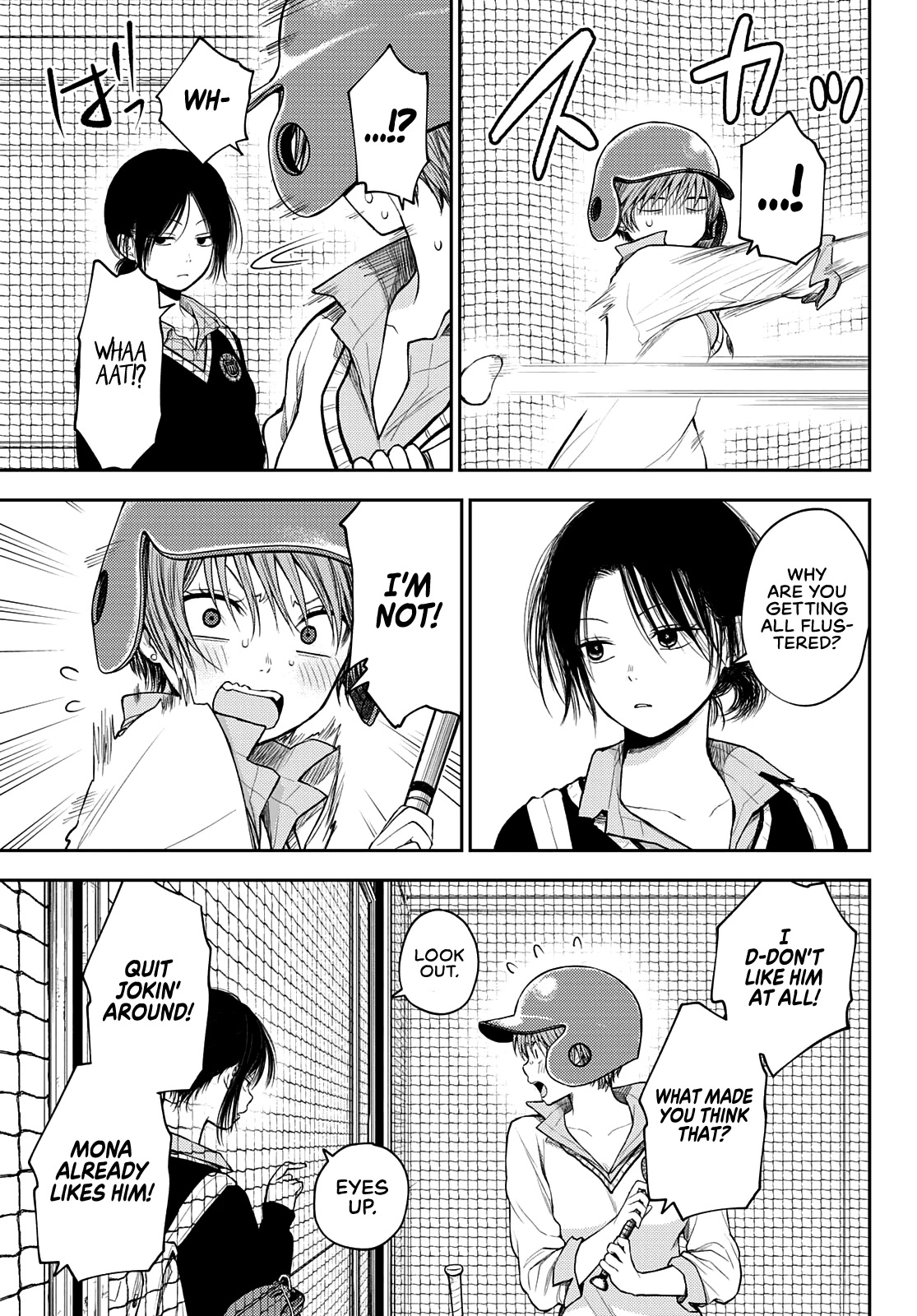 My Charms Are Wasted On Kuroiwa Medaka Chapter 71 page 12 - Chapter 71: She in the Batting Cage
