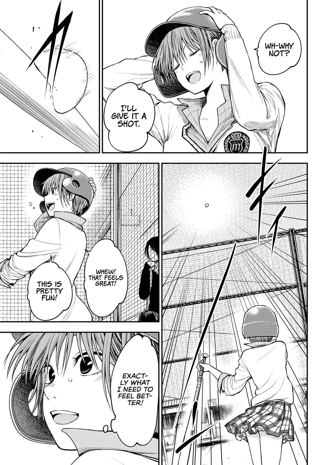 My Charms Are Wasted On Kuroiwa Medaka Chapter 71 page 8 - Chapter 71: She in the Batting Cage