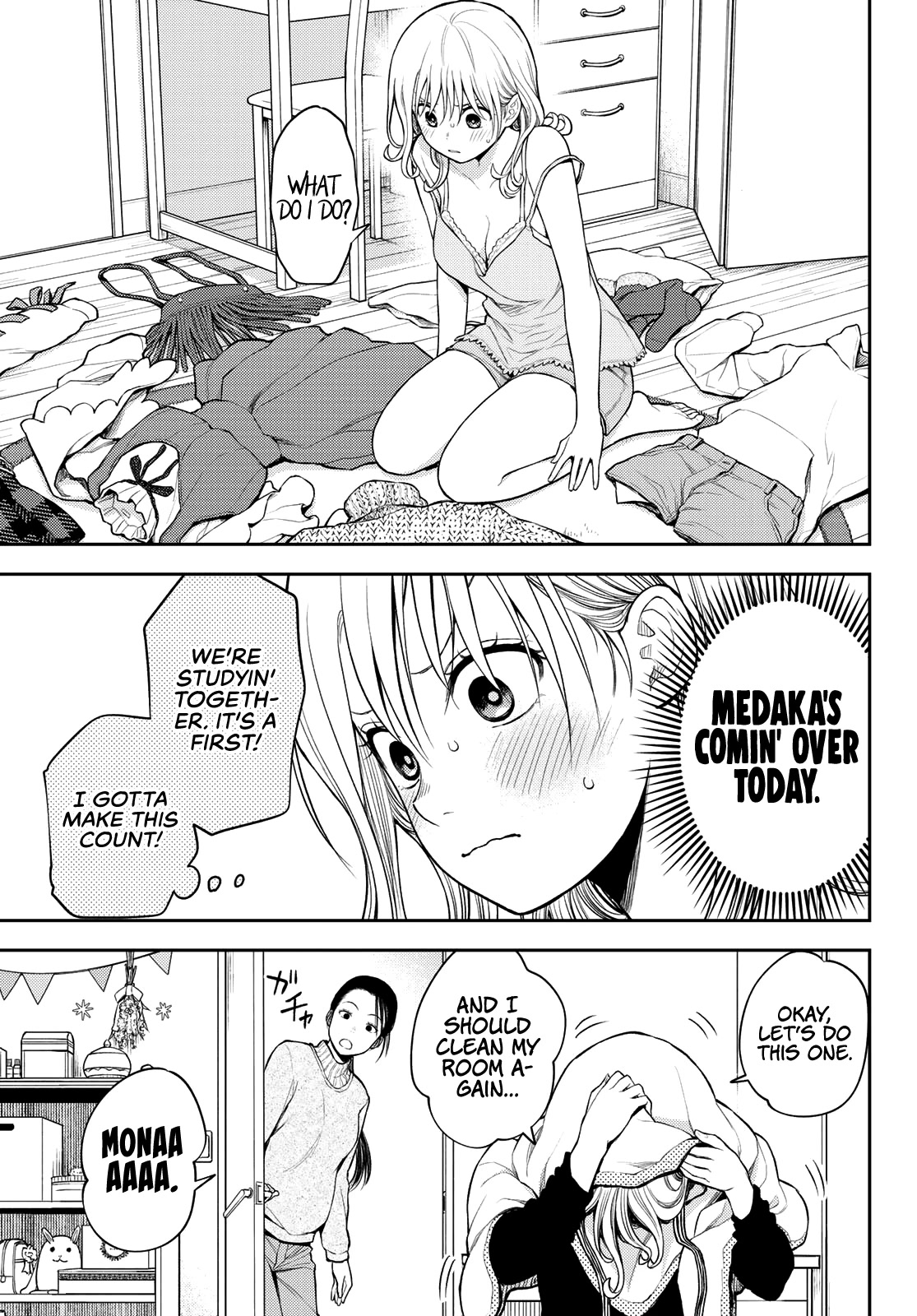 My Charms Are Wasted On Kuroiwa Medaka Chapter 78 page 12 - Chapter 78: That Bastard and Failing Grades