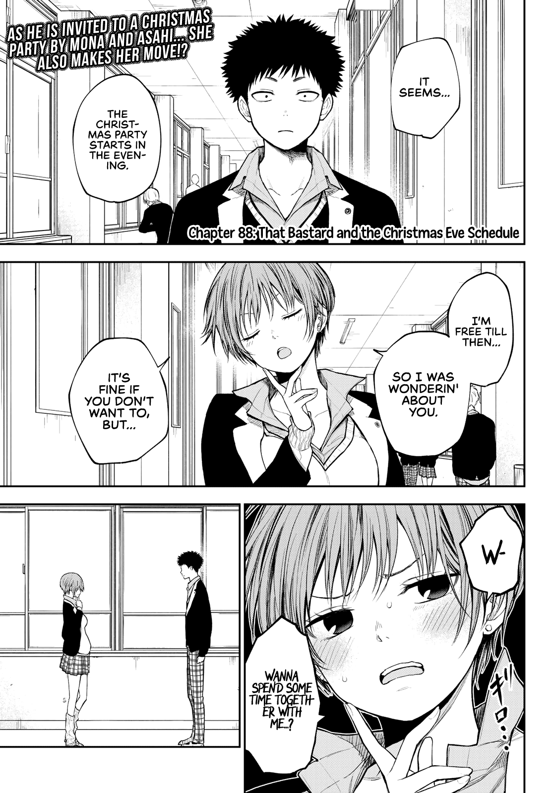 My Charms Are Wasted On Kuroiwa Medaka Chapter 88 page 2 - Chapter 88: That Bastard and the Christmas Eve Schedule