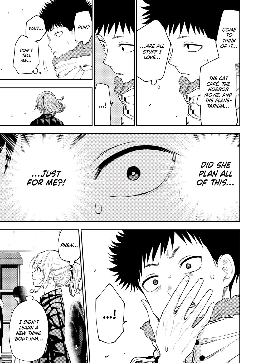 My Charms Are Wasted On Kuroiwa Medaka Chapter 92 page 13 - Chapter 92: On the Couple Seat with That Jerk