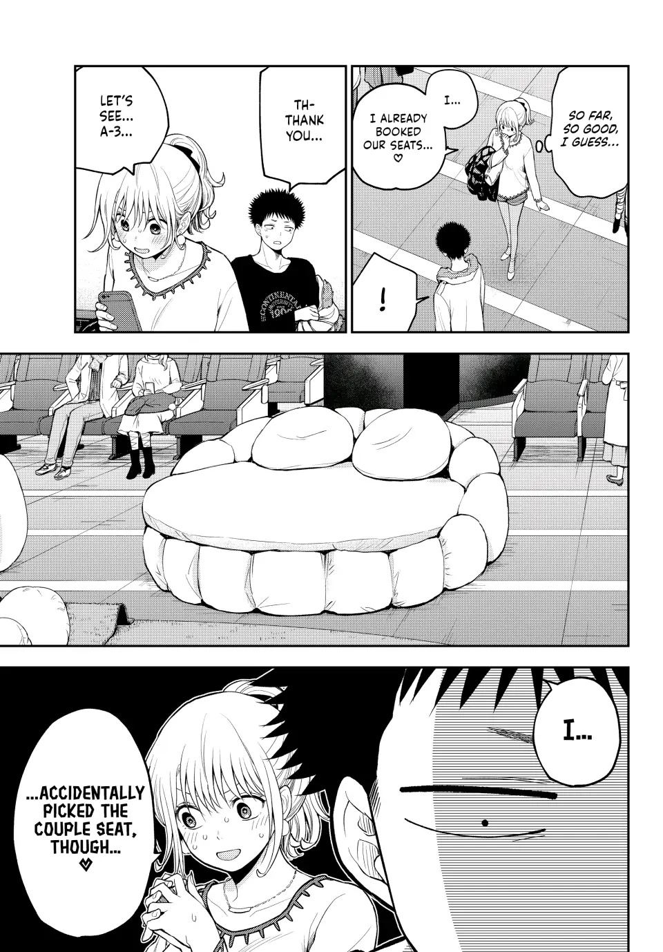 My Charms Are Wasted On Kuroiwa Medaka Chapter 92 page 3 - Chapter 92: On the Couple Seat with That Jerk