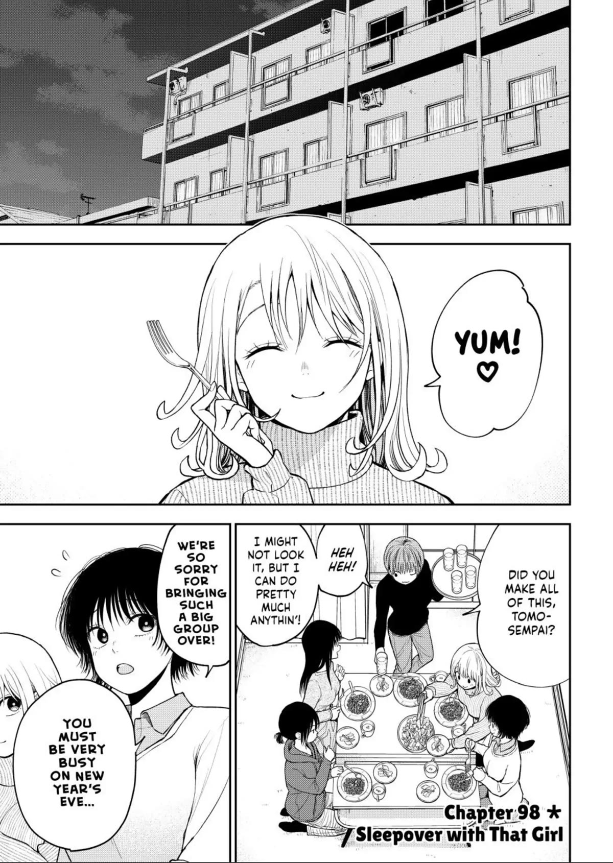 My Charms Are Wasted On Kuroiwa Medaka Chapter 98 page 1 - Chapter 98: Sleepover with That Girl (LQ)