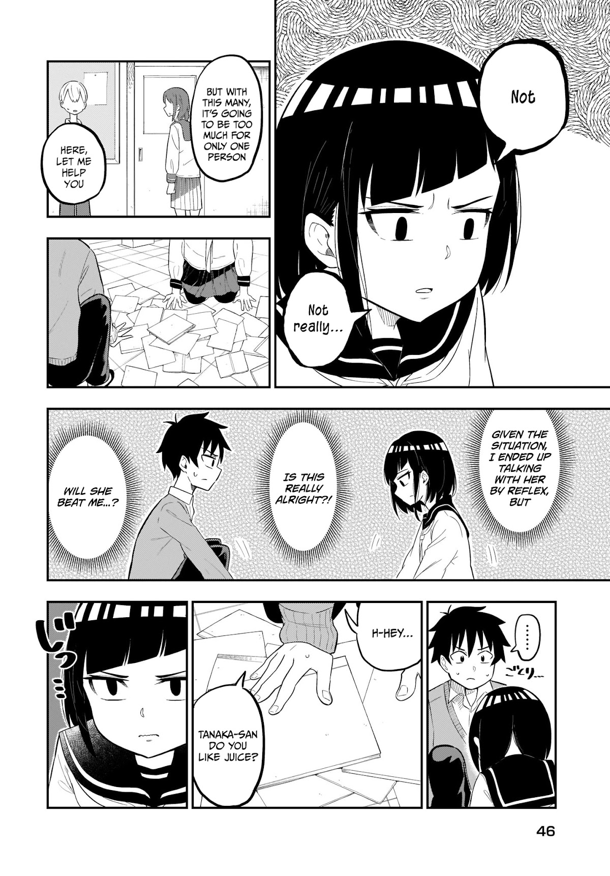 My Classmate Tanaka-san Is Super Scary (Serialization) Chapter 1 page 11 - Chapter 1