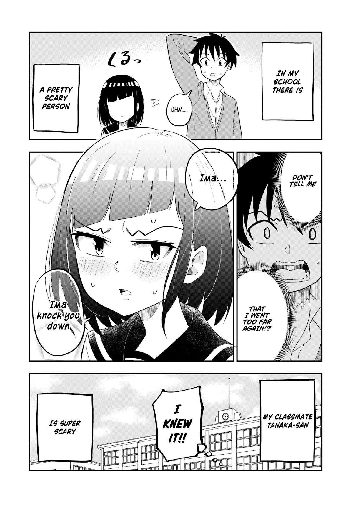 My Classmate Tanaka-san Is Super Scary (Serialization) Chapter 1 page 15 - Chapter 1