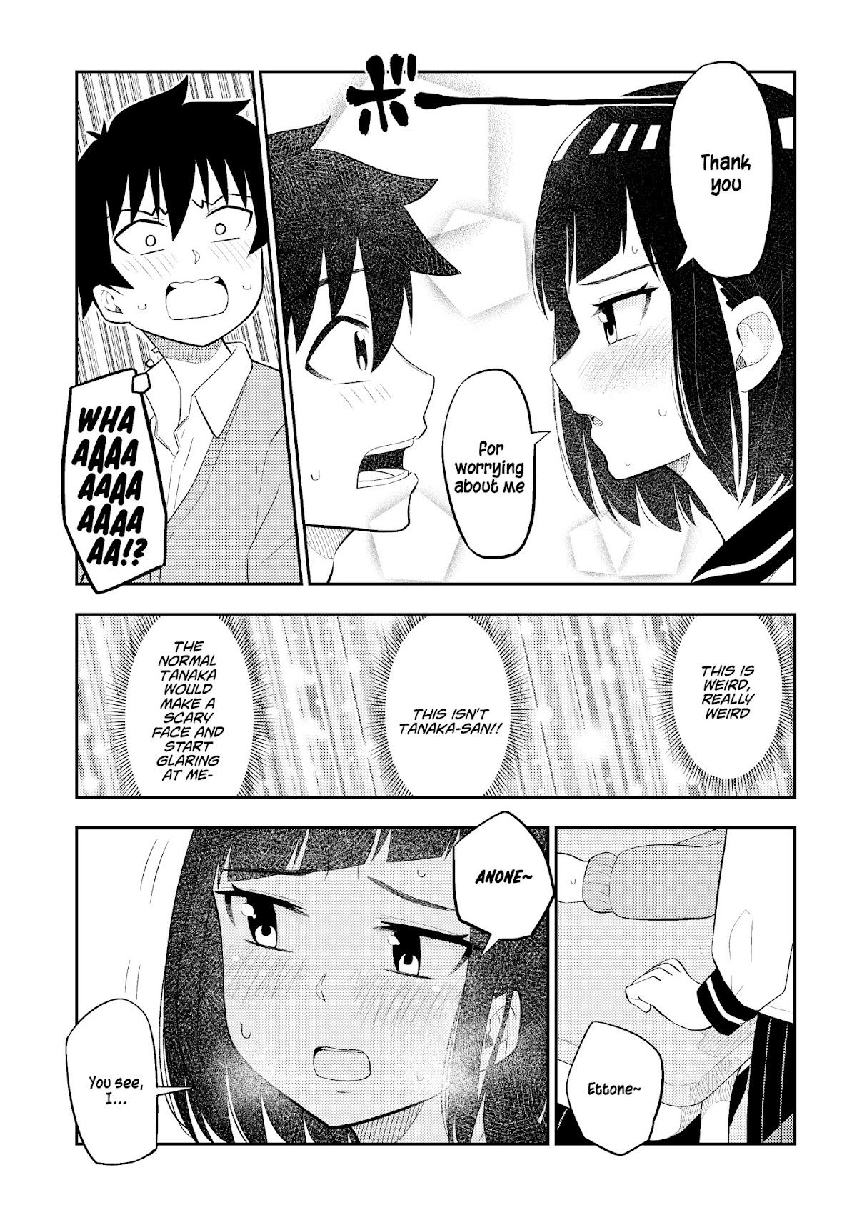 My Classmate Tanaka-san Is Super Scary (Serialization) Chapter 12 page 4 - Chapter 12
