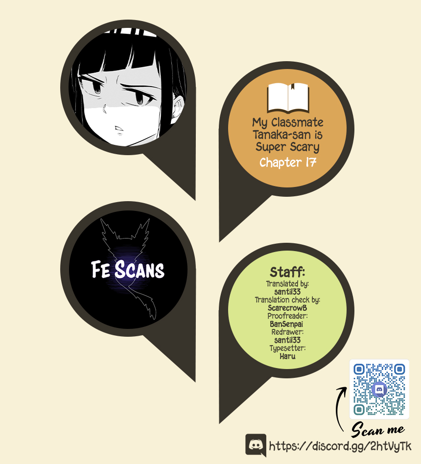 My Classmate Tanaka-san Is Super Scary (Serialization) Chapter 17 page 1 - Chapter 17