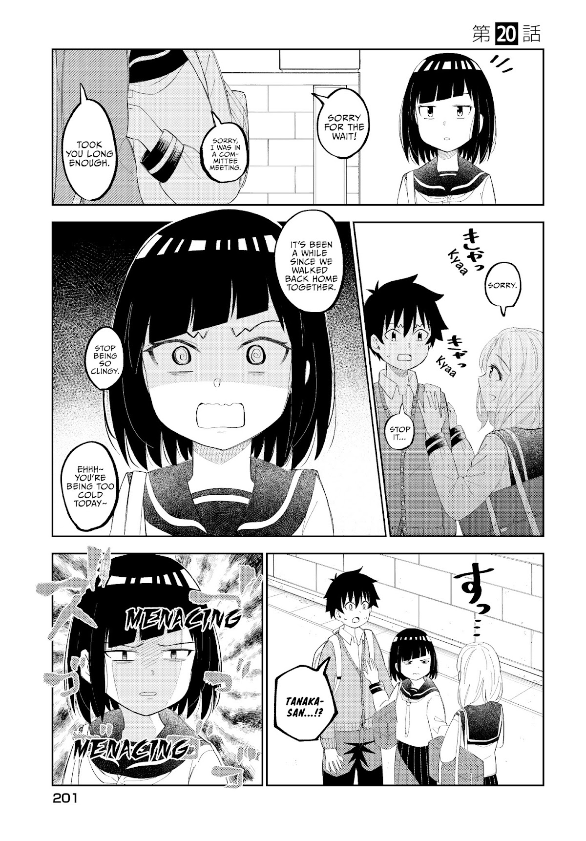 My Classmate Tanaka-san Is Super Scary (Serialization) Chapter 20 page 2 - Chapter 20