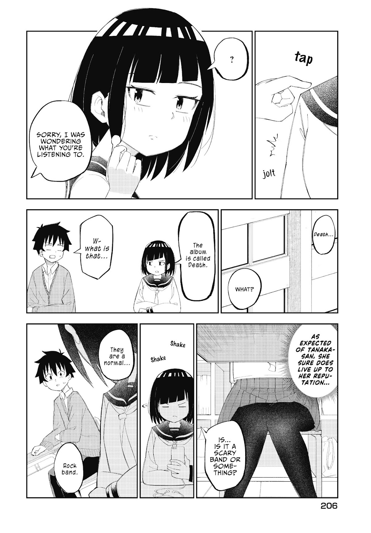 My Classmate Tanaka-san Is Super Scary (Serialization) Chapter 21 page 3 - Chapter 21