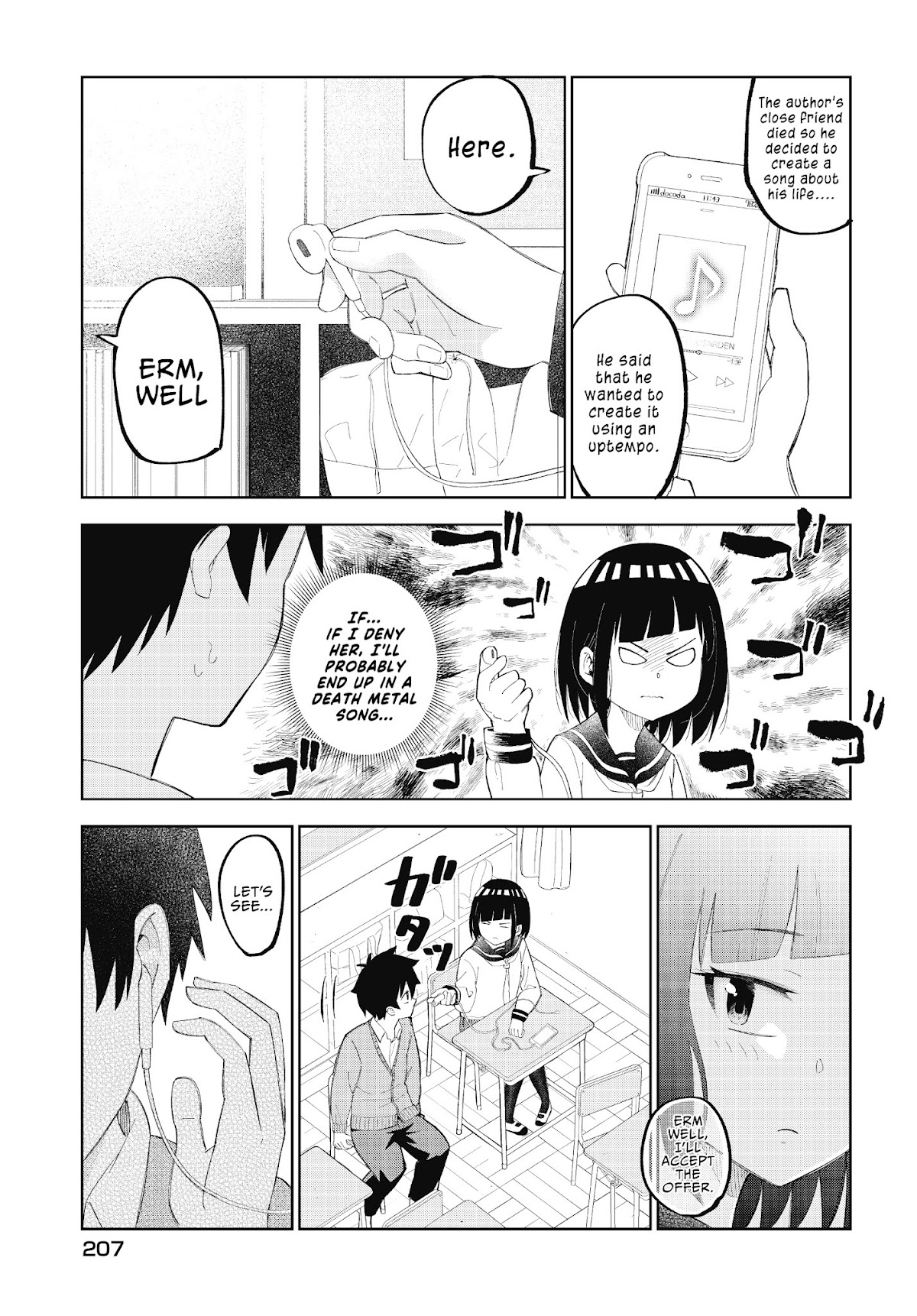 My Classmate Tanaka-san Is Super Scary (Serialization) Chapter 21 page 4 - Chapter 21