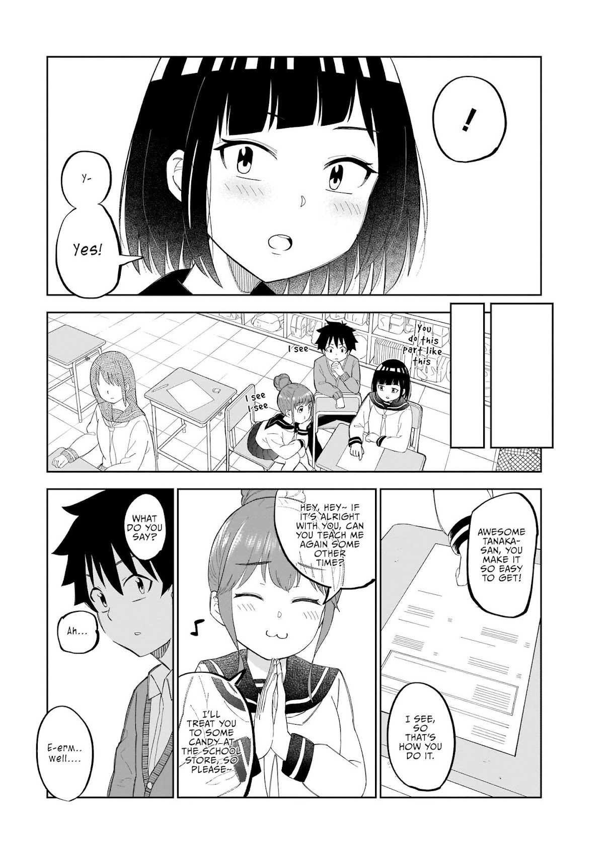 My Classmate Tanaka-san Is Super Scary (Serialization) Chapter 22 page 4 - Chapter 22