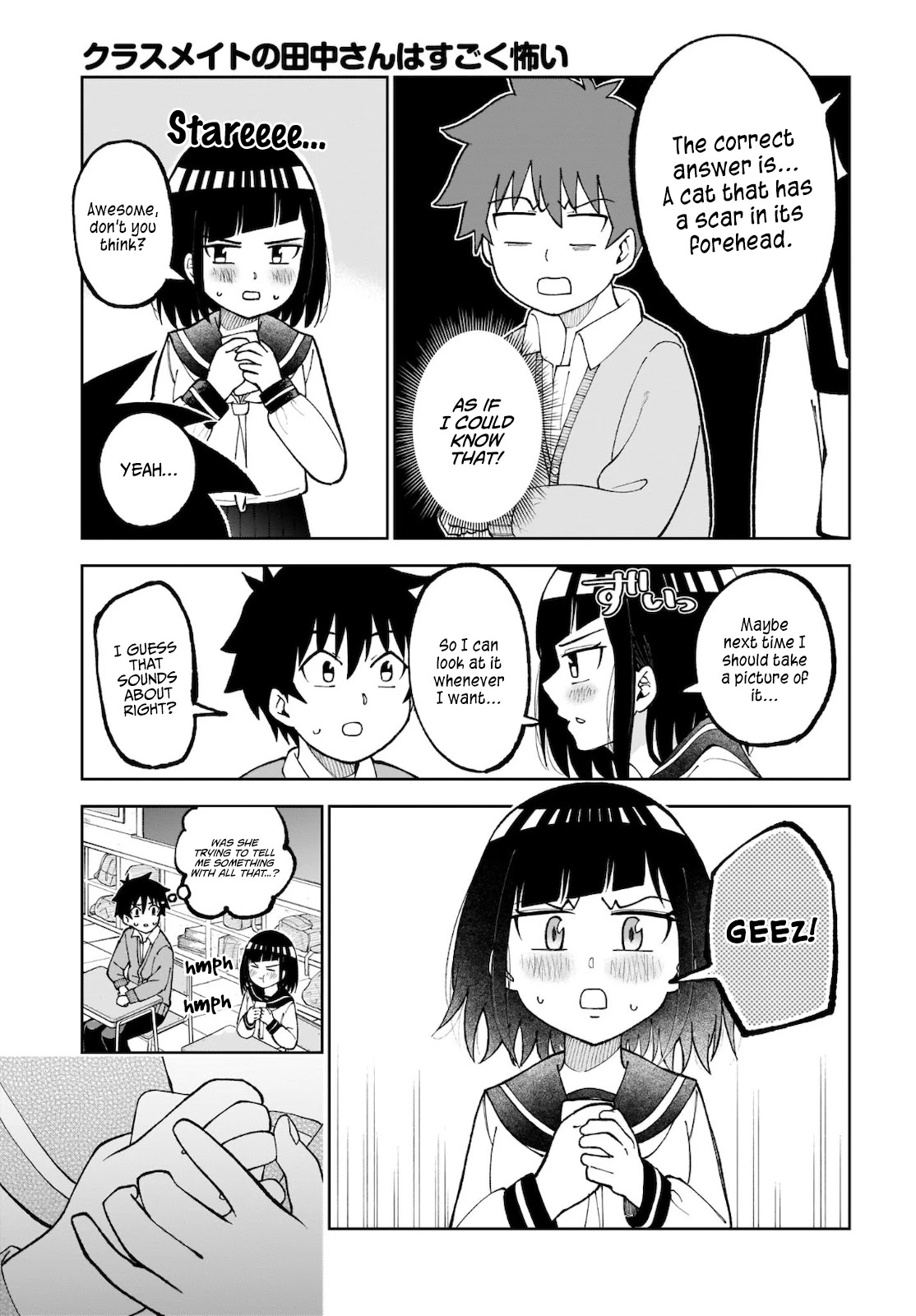 My Classmate Tanaka-san Is Super Scary (Serialization) Chapter 28 page 5 - Chapter 28