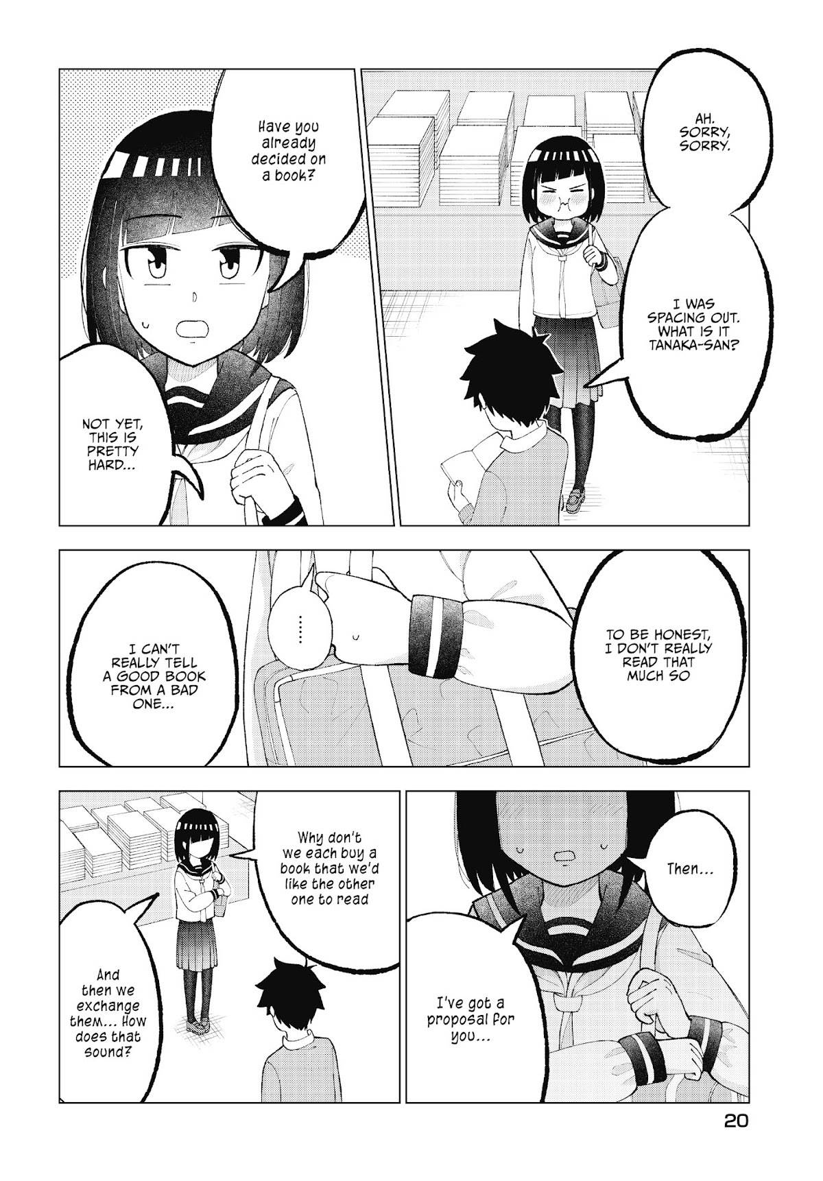 My Classmate Tanaka-san Is Super Scary (Serialization) Chapter 34 page 3 - Chapter 34