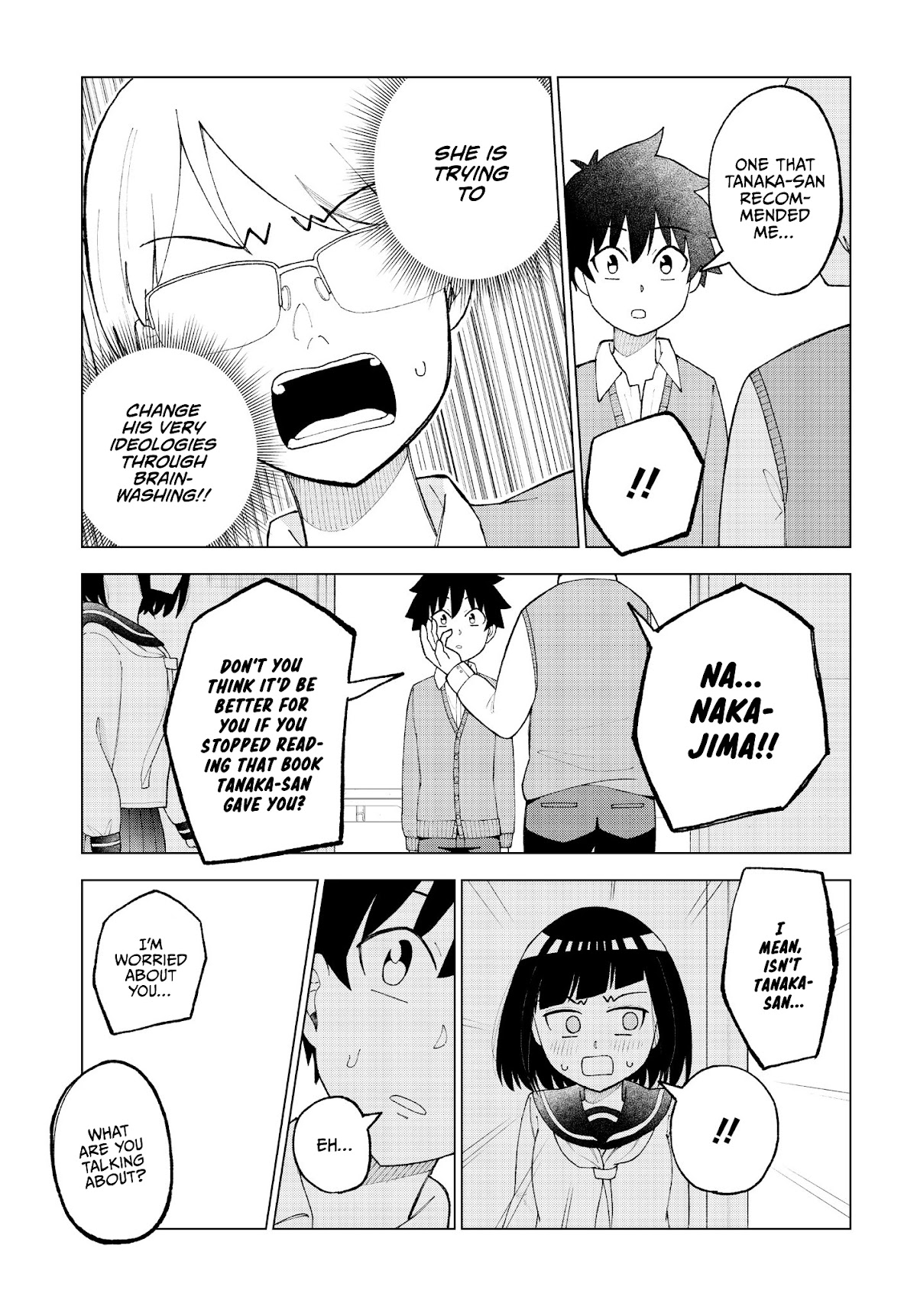 My Classmate Tanaka-san Is Super Scary (Serialization) Chapter 36 page 4 - Chapter 36