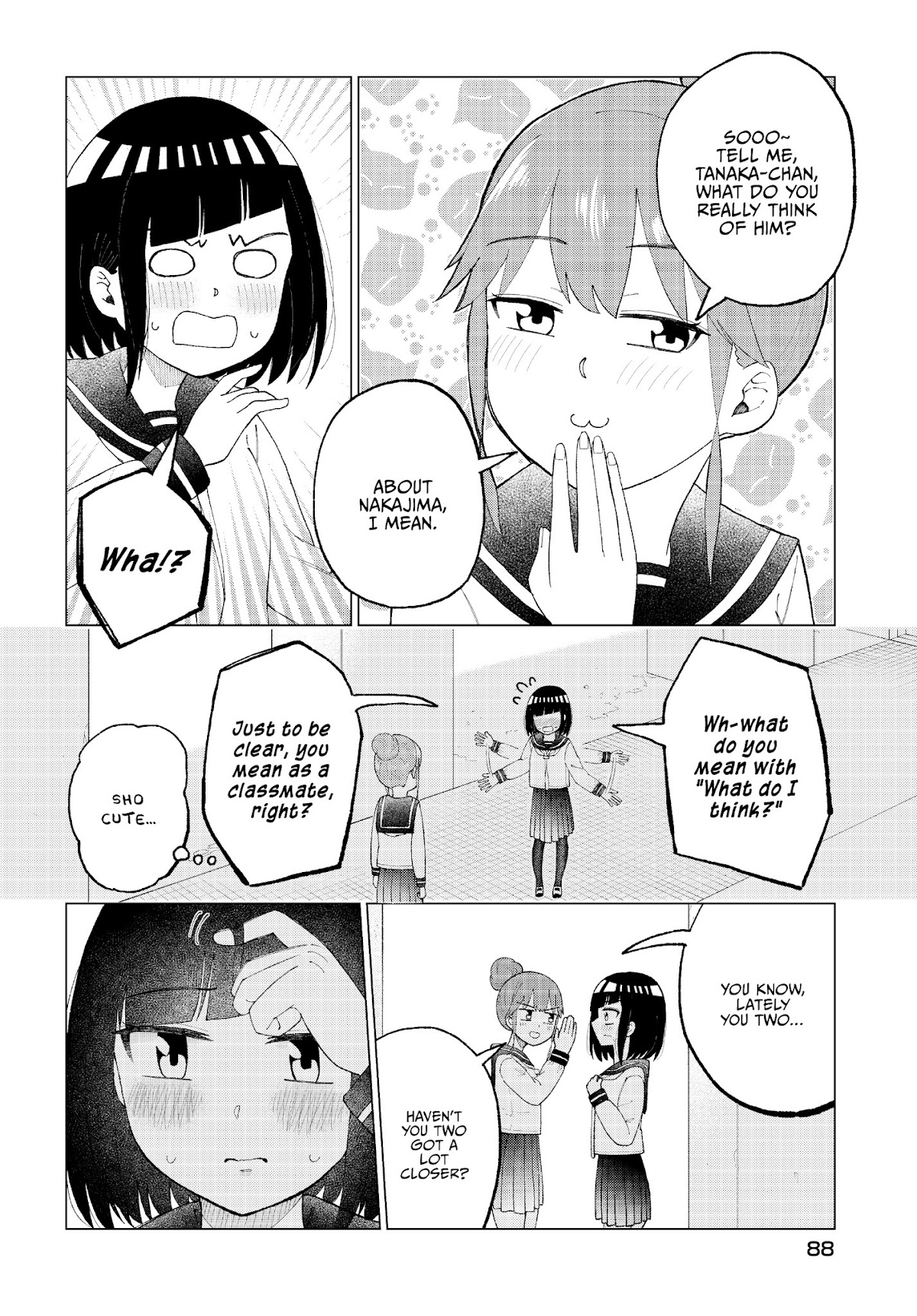 My Classmate Tanaka-san Is Super Scary (Serialization) Chapter 37 page 3 - Chapter 37