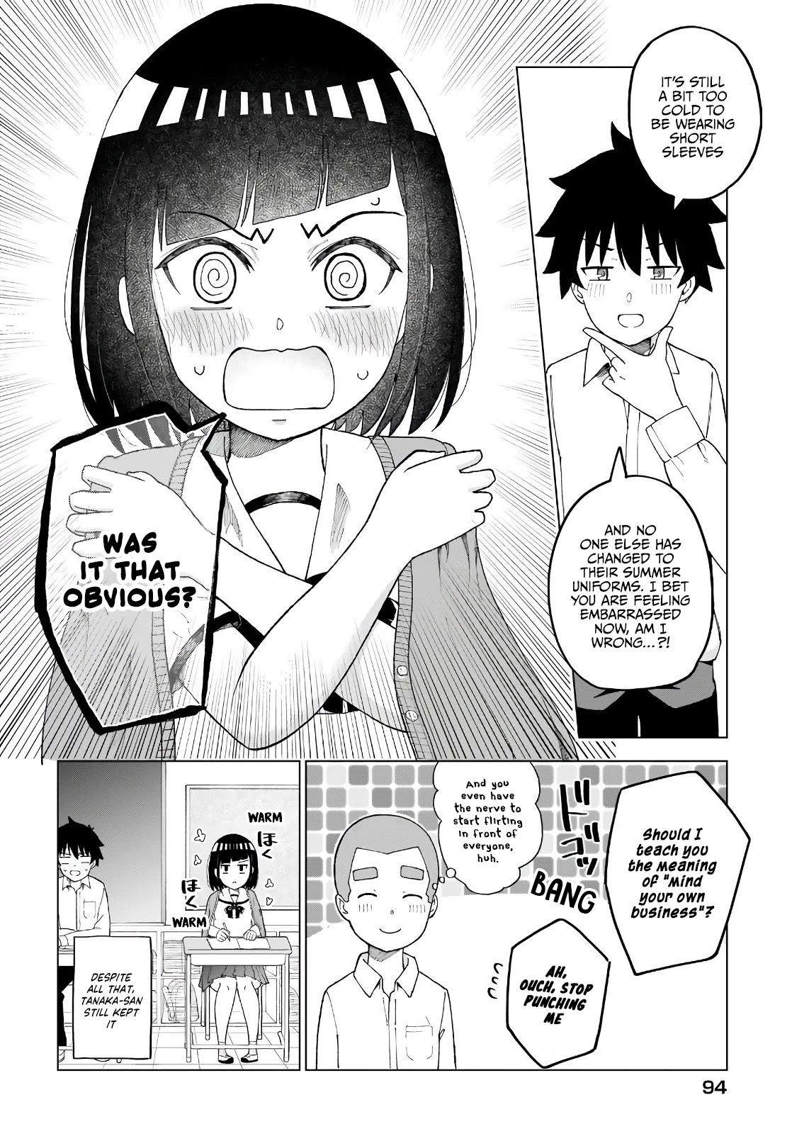 My Classmate Tanaka-san Is Super Scary (Serialization) Chapter 39 page 5 - Chapter 39