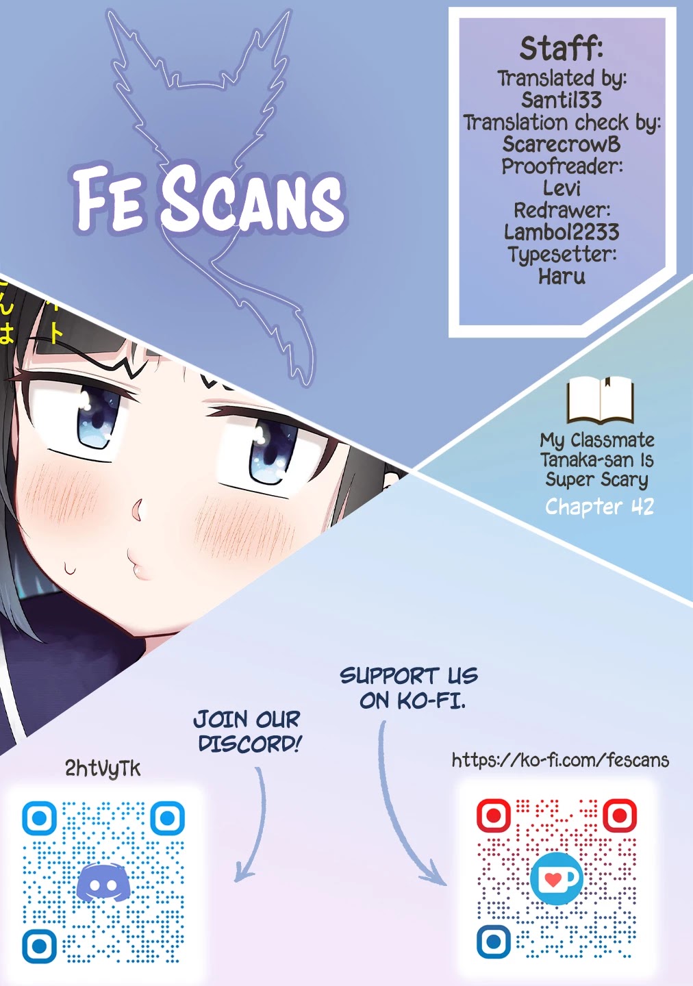My Classmate Tanaka-san Is Super Scary (Serialization) Chapter 42 page 1 - Chapter 42