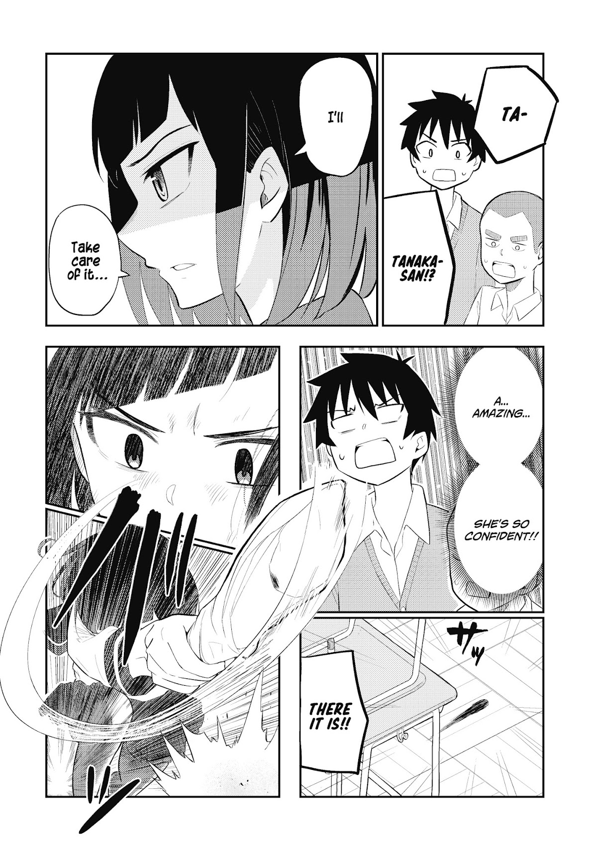 My Classmate Tanaka-san Is Super Scary (Serialization) Chapter 5 page 3 - Chapter 5
