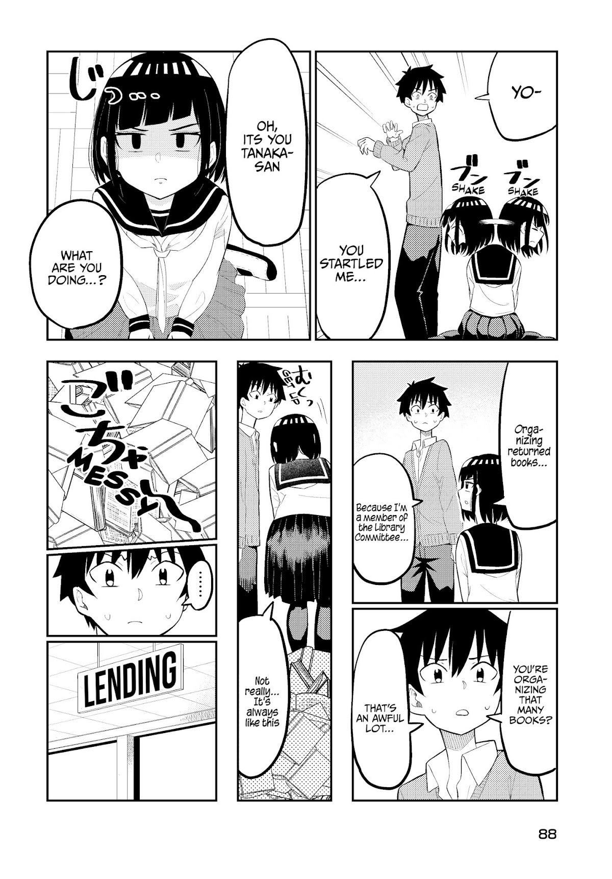 My Classmate Tanaka-san Is Super Scary (Serialization) Chapter 8 page 3 - Chapter 8