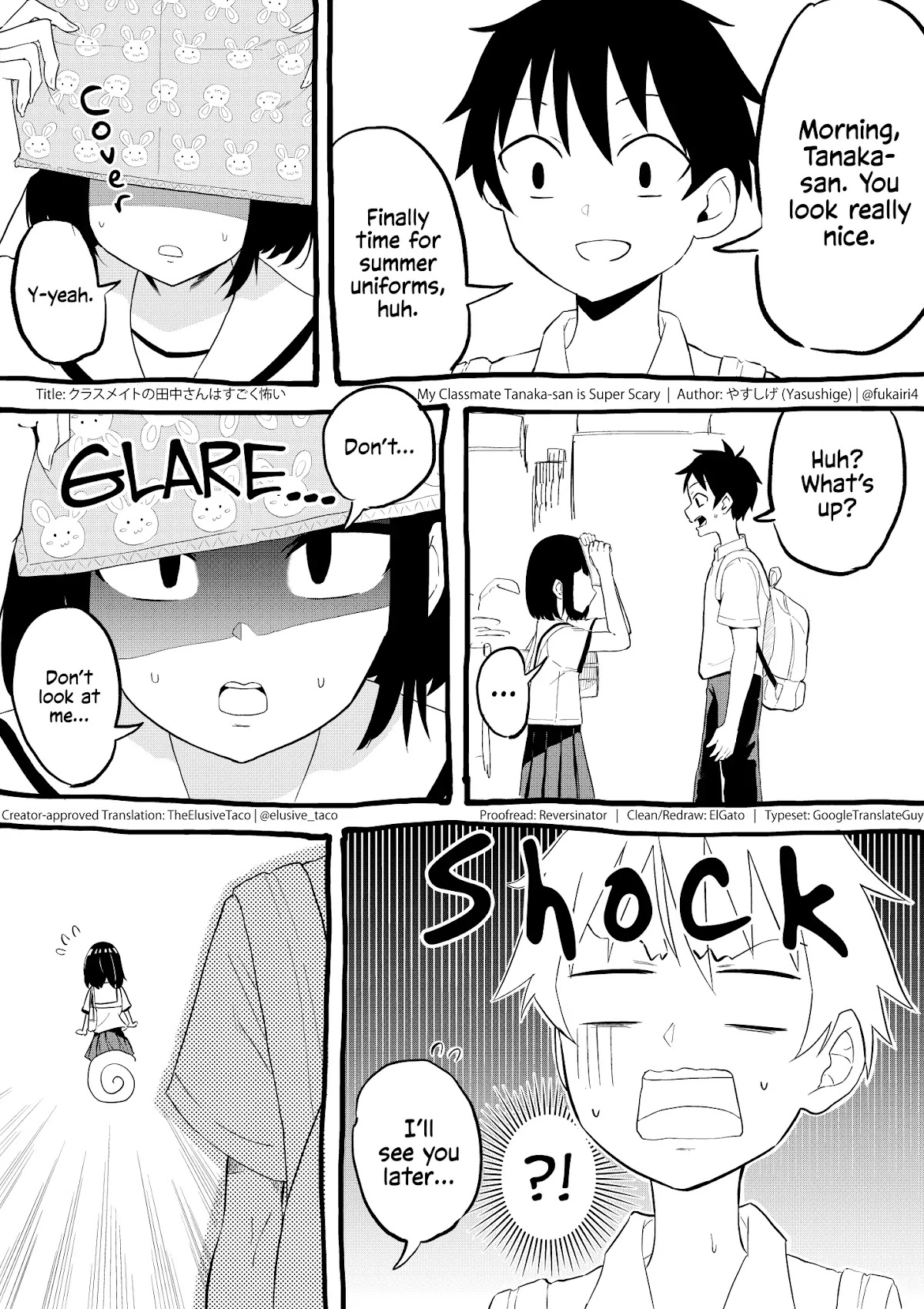 My Classmate Tanaka-san is Super Scary Chapter 10 page 2 - Chapter 10