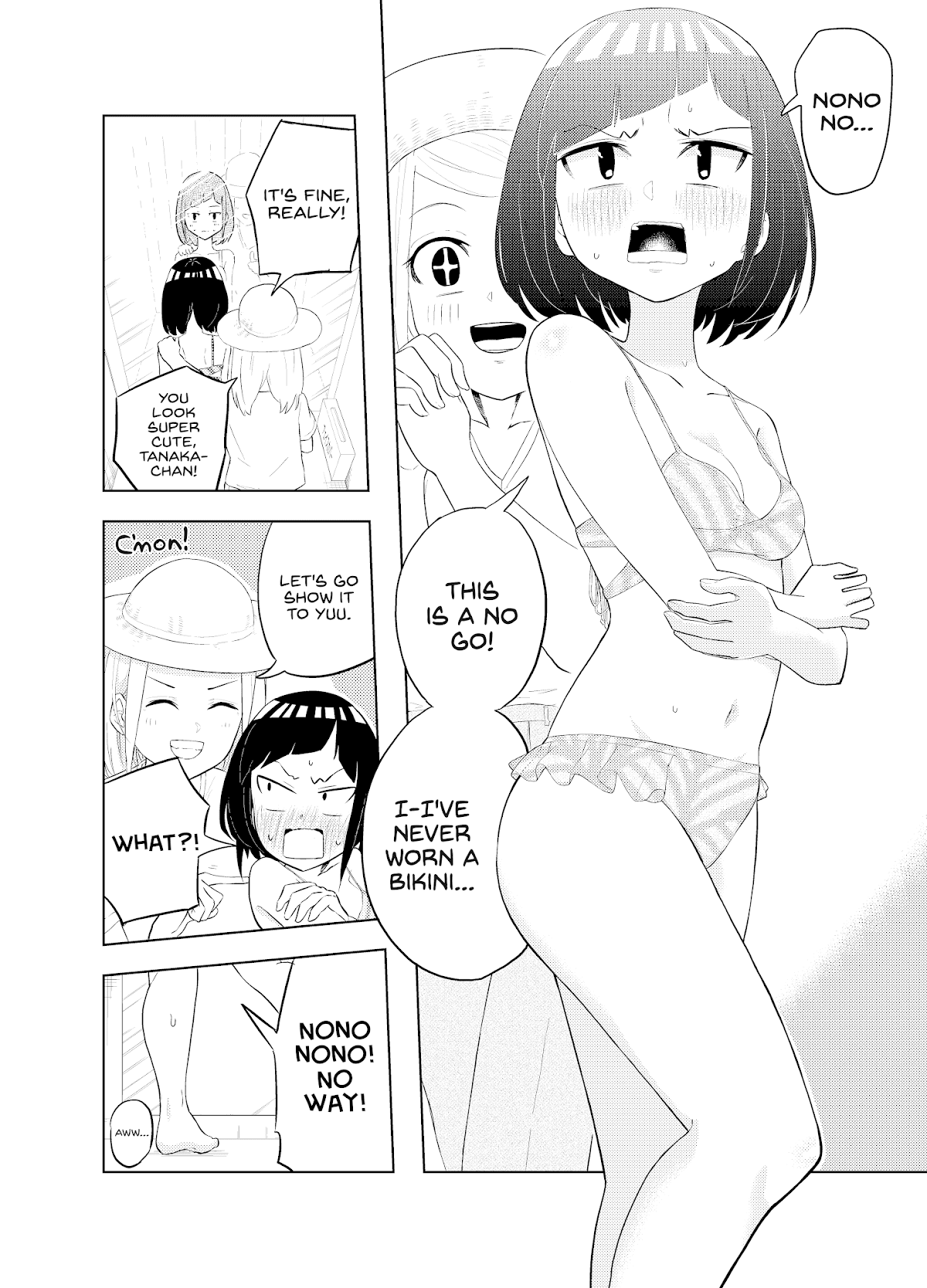 My Classmate Tanaka-san is Super Scary Chapter 13 page 2 - Chapter 13: The Fitting Room and Time Waited