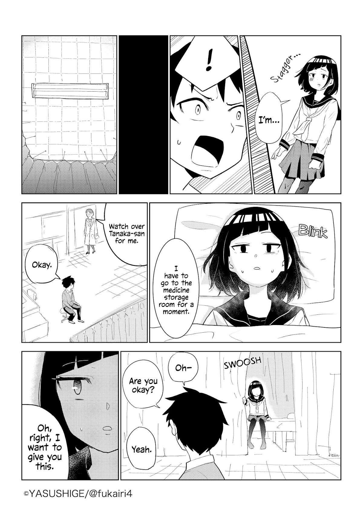 My Classmate Tanaka-san is Super Scary Chapter 3 page 2 - Chapter 3