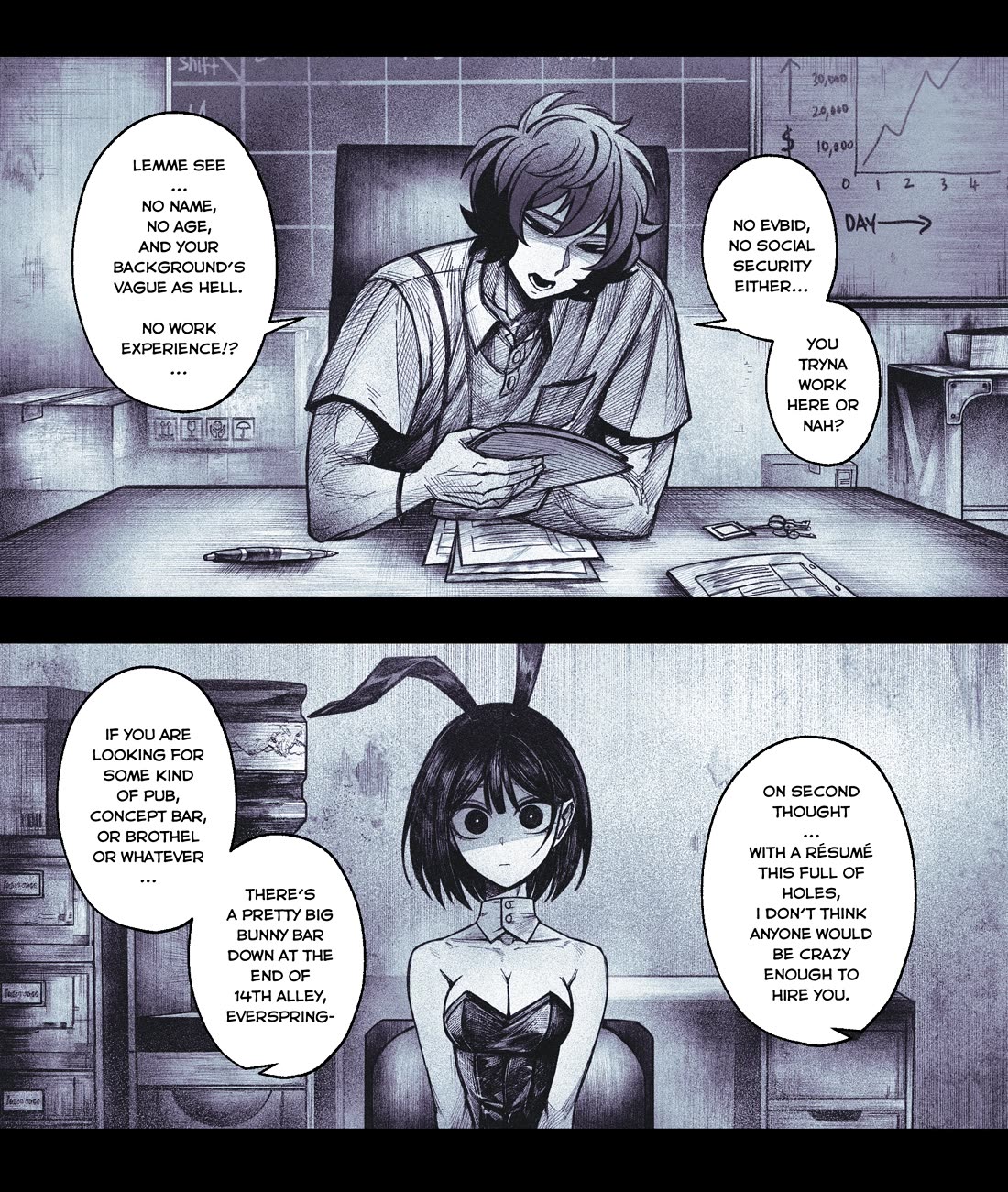 My Co-worker Is an Eldritch X! Chapter 11 page 1 - Chapter 11: The City Beyond the Veil (2)