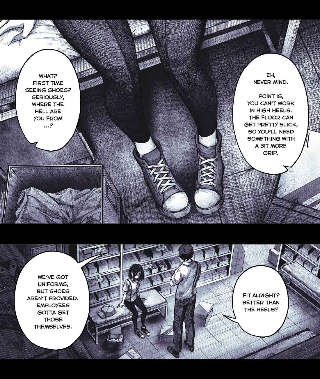 My Co-worker Is an Eldritch X! Chapter 13 page 2 - Chapter 13: My Co-worker Can't Communicate? (1)