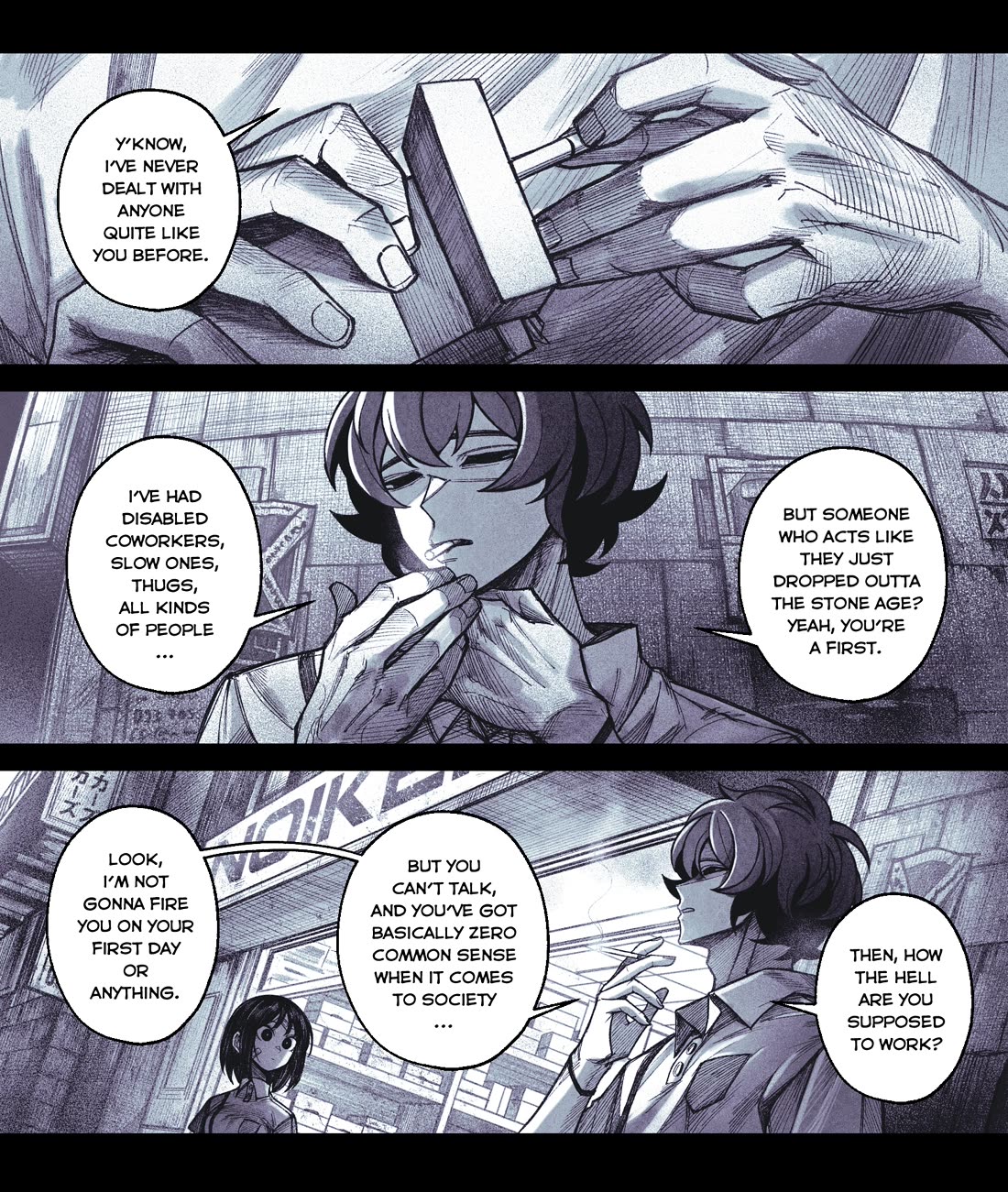 My Co-worker Is an Eldritch X! Chapter 13 page 7 - Chapter 13: My Co-worker Can't Communicate? (1)