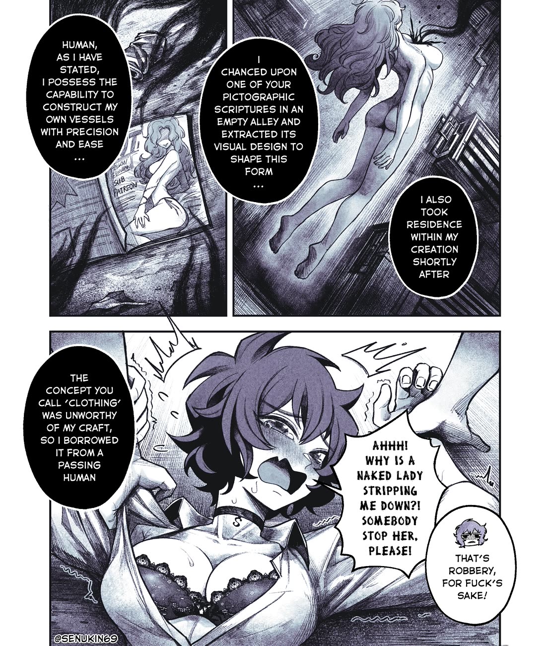 My Co-worker Is an Eldritch X! Chapter 3 page 4 - Chapter 3: The Eldritch's Vessel