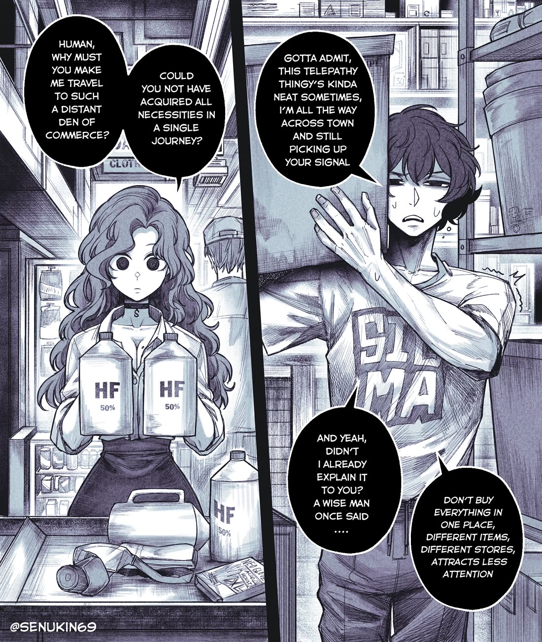 My Co-worker Is an Eldritch X! Chapter 4 page 1 - Chapter 4: Time and Decay