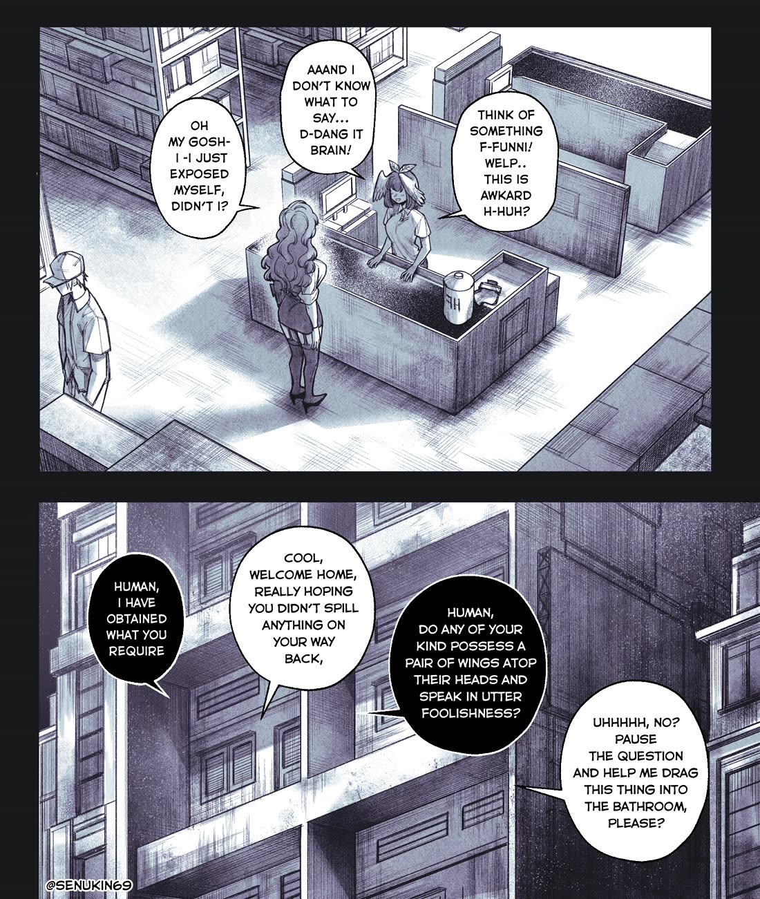 My Co-worker Is an Eldritch X! Chapter 4 page 3 - Chapter 4: Time and Decay