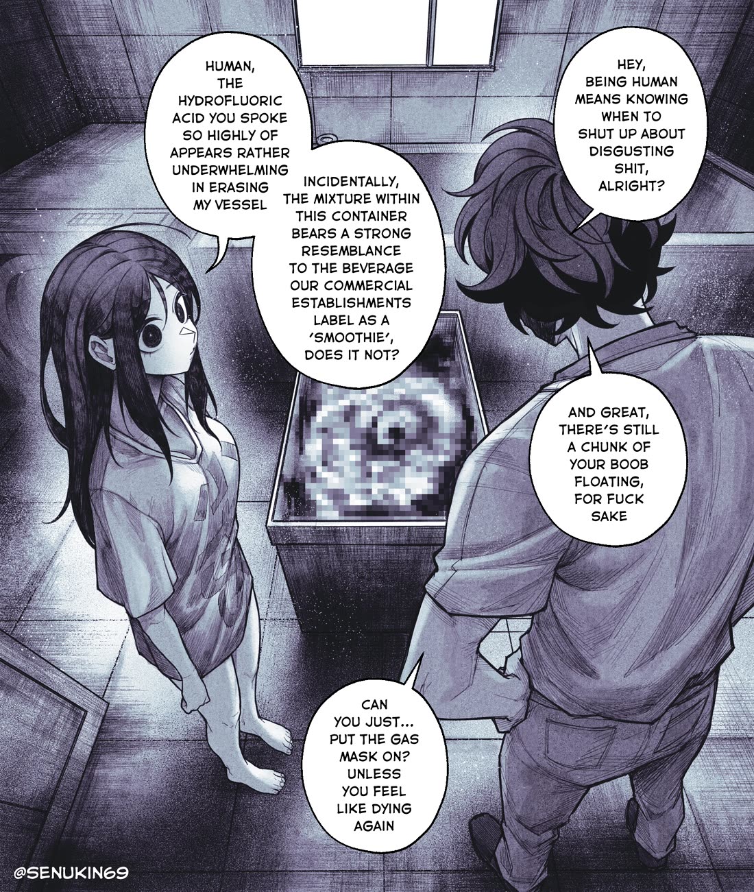 My Co-worker Is an Eldritch X! Chapter 6 page 1 - Chapter 6: The Final Feast