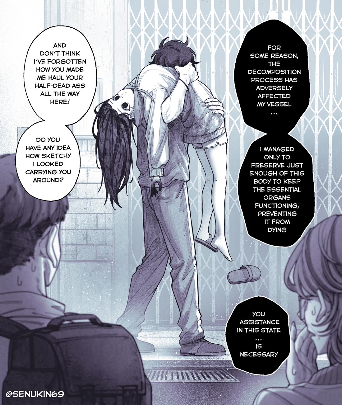 My Co-worker Is an Eldritch X! Chapter 7.1 page 2 - Chapter 7.1: Feed me, human (part 1)