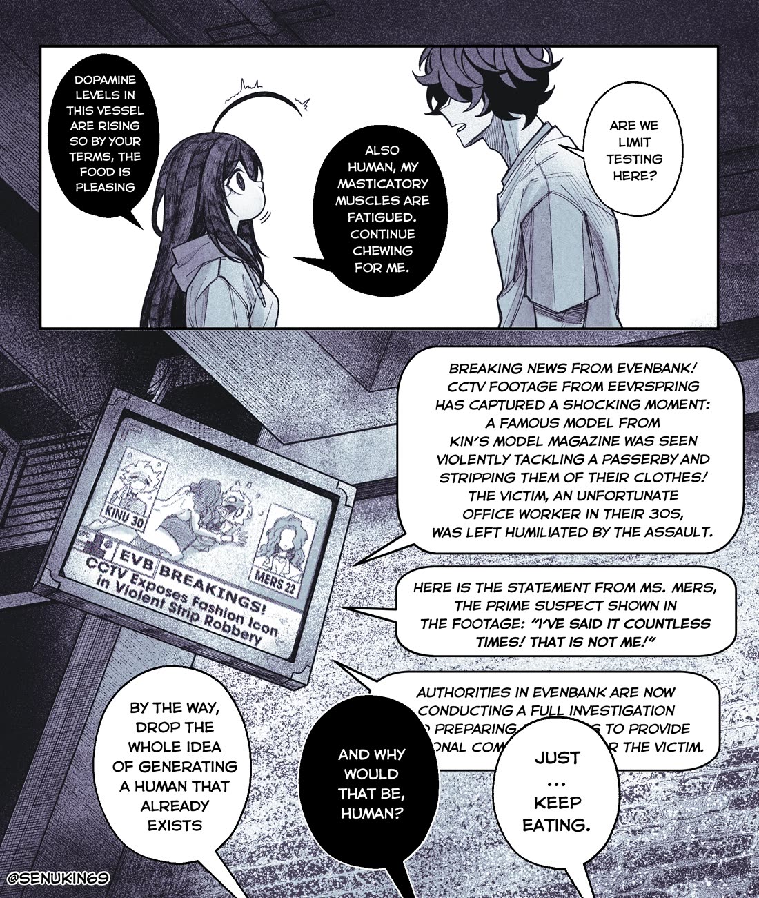 My Co-worker Is an Eldritch X! Chapter 7.2 page 3 - Chapter 7.2: Feed me, human (part 2)